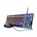 Teclado + Ratón Gaming Trust GXT 798 USB-A Negro (25638)