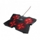 Soporte Refrigeración Trust para Portátiles 17.3" 2xUSB 2.0 Negro (20817)