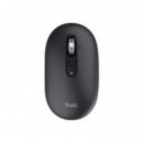 Ratón Trust Seron Óptico Ambidextro Silencioso RF Wireless/Bluetooth 3200dpi 7 Botones Negro (26018)