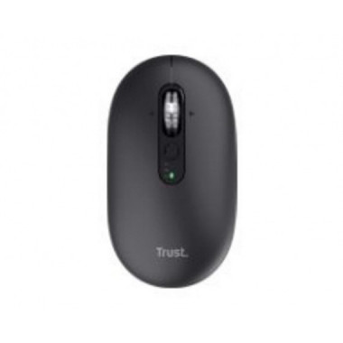 Rat&oacute;n Trust Seron &Oacute;ptico Ambidextro Silencioso RF Wireless/Bluetooth 3200dpi 7 Botones Negro (26018)