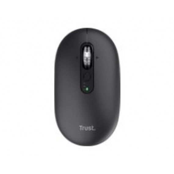 Ratón Trust Seron Óptico Ambidextro Silencioso RF Wireless/Bluetooth 3200dpi 7 Botones Negro (26018)