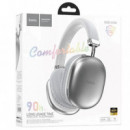 Hoco W55 Plus Auricular Bluetooth con Cancelación dee Ruido Silver
