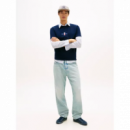 Camiseta Tommy Jeans Navy logo espalda