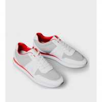 RETRO RUN LACE MIX EMB TONGUE TAUPE SMOG