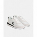 RETRO RUNNER  LACE UP NYLON MG BRIGHT WH