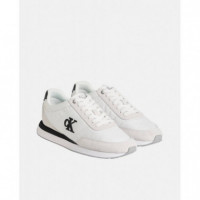 RETRO RUNNER  LACE UP NYLON MG BRIGHT WH