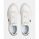 RETRO RUNNER  LACE UP NYLON MG BRIGHT WH