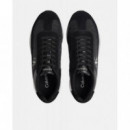 RETRO RUNNER LACE UP NYL SUE BLACK/BRIGH