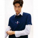 TJM REG SIGN BLOCK SS TEE EXT DARK NIGHT