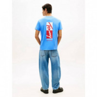 TJM REG SIGN BLOCK SS TEE EXT BLUE TWILI