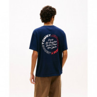 TJM RLX SIGN CIRCLE SS TEE EXT DARK NIGH