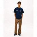 TJM RLX SIGN CIRCLE SS TEE EXT DARK NIGH