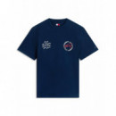 TJM RLX SIGN CIRCLE SS TEE EXT DARK NIGH