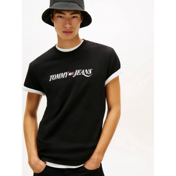 TJM REG VINTAGE LA SS TEE BLACK