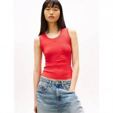 TJW ESSENTIAL RIB TANK EXT RED ALERT