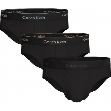 HIP BRIEF 3PK BLACK W/ HEAVENLY IRIS LOG