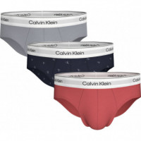 HIP BRIEF 3PK MISTY GREY/DIAMOND LOGO SH