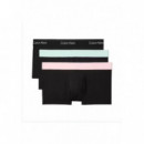 LOW RISE TRUNK 3PK BLACK W/ BLACK WB/BLA