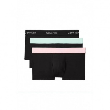 LOW RISE TRUNK 3PK BLACK W/ BLACK WB/BLA