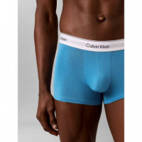 LOW RISE TRUNK 3PK MISTY GREY/ICON COTTO