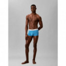 LOW RISE TRUNK 3PK MISTY GREY/ICON COTTO