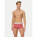 LOW RISE TRUNK 3PK BRILLIANT PINK/GULF B