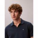 SS OPEN COLLAR CASUAL PIQUE POLO NAVY ST