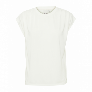 camisetas mujer Camiseta ICHI Lisken Cloud Dancer