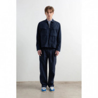 Pantalones EDMMOND Light Marvin Plain Navy