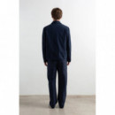 Pantalones EDMMOND Light Marvin Plain Navy