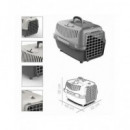 601561 TRANSPORTIN MASCOTAS GRIS CLARO 48X32X32CM