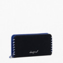DESIGUAL Monedero Costuras Laterales Grande 25WAYP12-2000