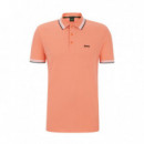 Boss Green Polo con ribetes deportivos 50469055-649