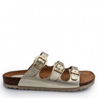 Nature Feet Sandalias Plateadas 7231-BUGUI PLATINO