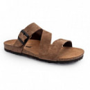 Nature Feet Sandalias Marrones 9553-PARDO