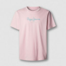 Pepe Jeans Camiseta básica de punto sencillo PM5010178-316