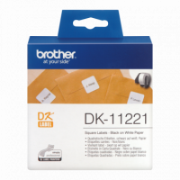 Etiquetas BROTHER de Direccion 23X23MM (1000 Und) (DK11221)