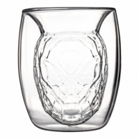 VASO 3D CRISTAL DOBLE PARED CABEZA SPIDERMAN