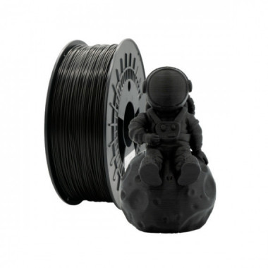 Filamento 3D Pla Mate Negro 1.75MM 1 Kgr