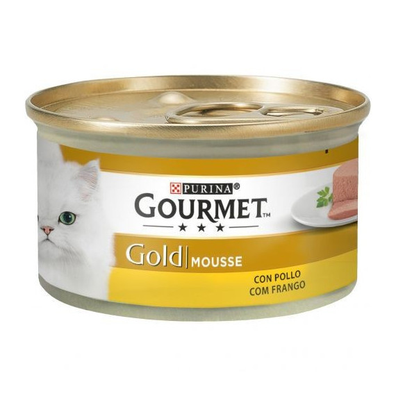 GOURMET Gato Gold Mousse Pollo 85 Gr