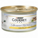 GOURMET Gato Diamant Finas Lonchas Pollo 85 Gr