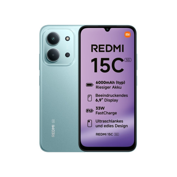 TELEFONO SMARTPHONE XIAOMI REDMI NOTE 15C VERDE