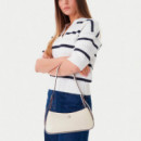 Bolso de hombro pequeño con logo monograma