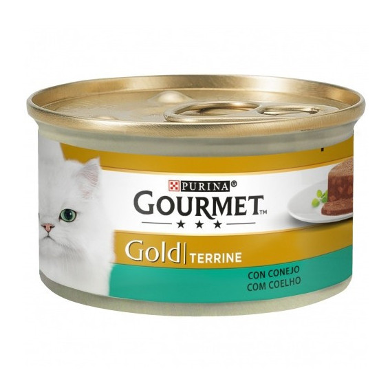 GOURMET Gato Gold Terrine Conejo 85 Gr