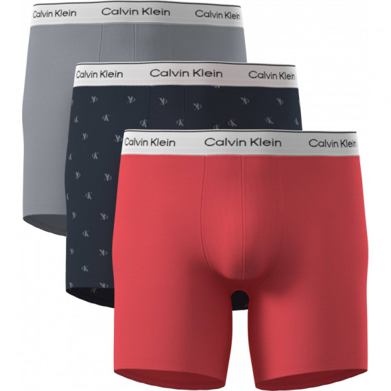 BOXER BRIEF 3PK MISTY GREY/DIAMOND LOGO