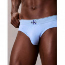 HIP BRIEF 3PK BLACK W/ BLUE RIVER FOG/BL