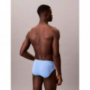 HIP BRIEF 3PK BLACK W/ BLUE RIVER FOG/BL