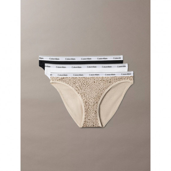 BIKINI 3PK BLACK/ CLASSIC WHITE/ ANIMAL