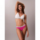 THONG 3PK BLACK/GREY HEATHER/ STUNNING O