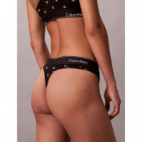 THONG DIAMOND LOGO+BLACK